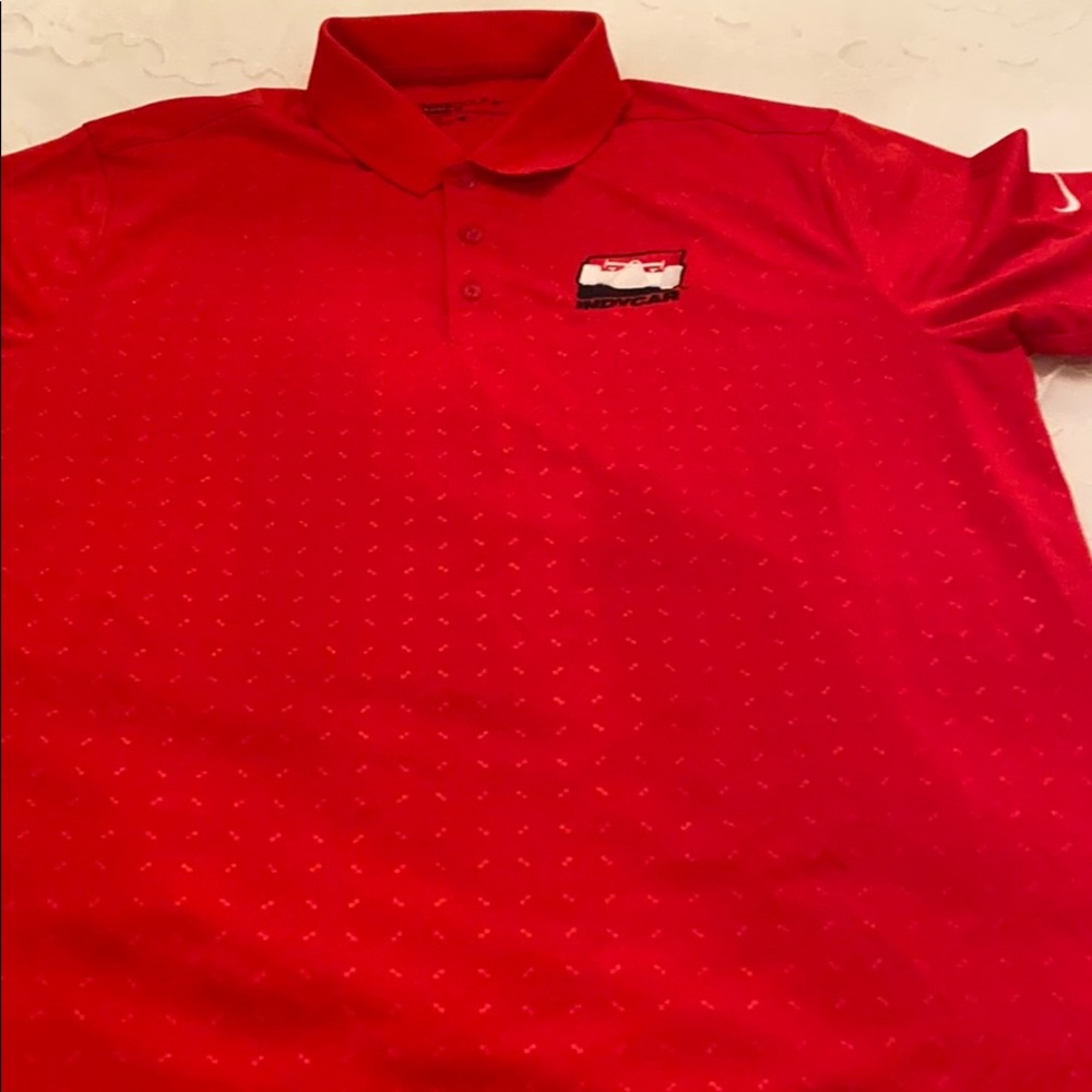 NIKE/INDY 500 golf style shirt